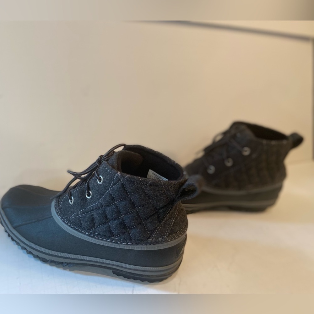Eddie Bauer~Waterproof Ankle High~Hunt Pac~ Lace-Up Boot~Fabric Upper~Size 8